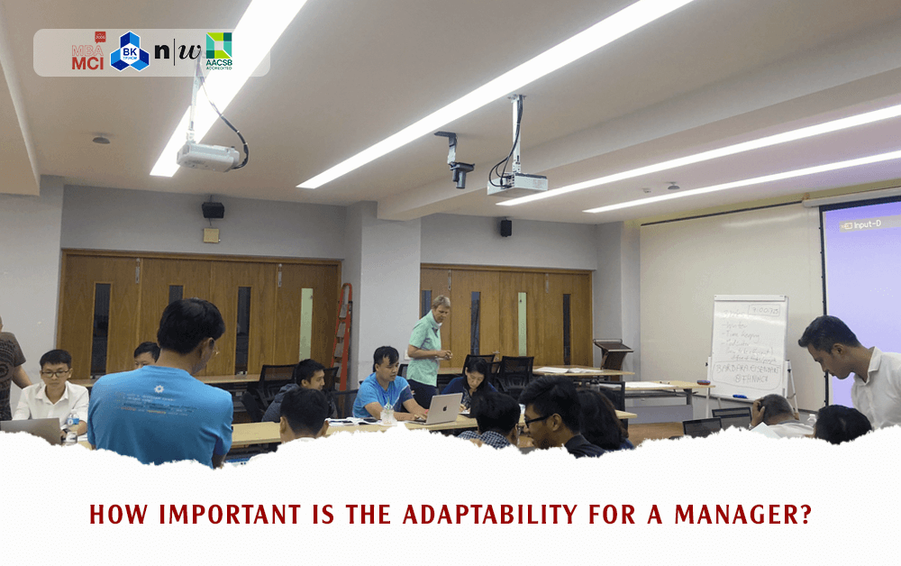 How important is the adaptability for a manager?