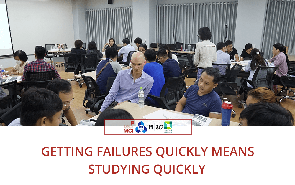 Getting failures quickly means studying quickly