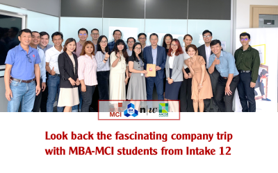Look back the fascinating company trip with MBA-MCI students from Intake 12.