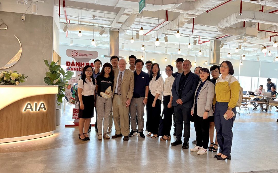 MBA-MCI students on the company trip at AIA Vietnam